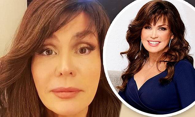 Marie Osmond - Marie Osmond reveals trick for treating gray hairs while in quarantine as The Talk goes on hiatus - dailymail.co.uk