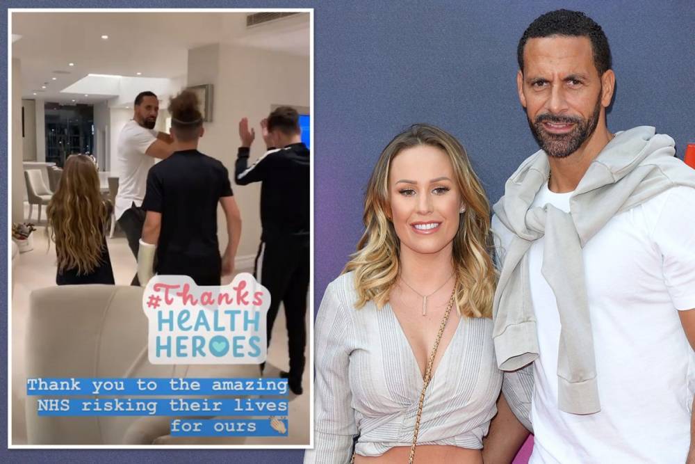 Kate Ferdinand - Rio Ferdinand’s son Lorenz breaks his arm in coronavirus isolation – for the third time in eight months - thesun.co.uk