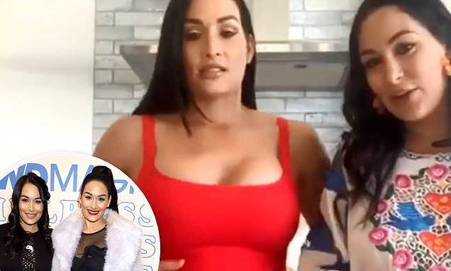 Nikki Bella - Marie Osmond - Nikki and Brie Bella reveal how self-quarantine is going as they isolate together while pregnant - dailymail.co.uk