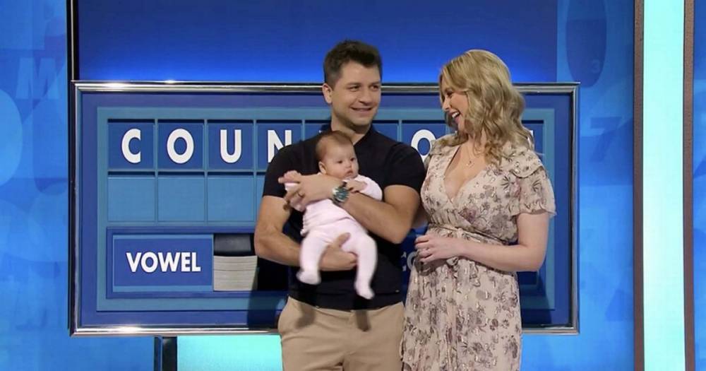 Rachel Riley - Rachel Riley and Pasha Kovalev introduce baby daughter Maven Aria to her Countdown co-stars - ok.co.uk
