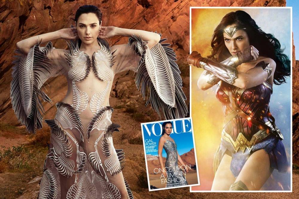 WONDER Woman star Gal Gadot looks as light as a feather in this glossy new ...