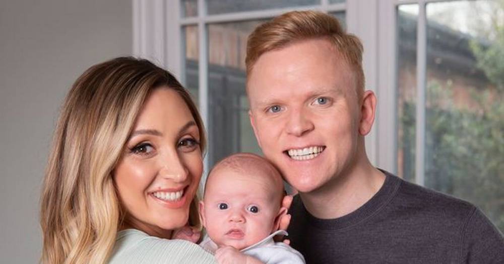 Alan Halsall - Jo Hudson - Lucy Jo Hudson - Lewis Devine - Coronation Street star Lucy-Jo Hudson reveals adorable meaning behind her baby son Carter's name - ok.co.uk
