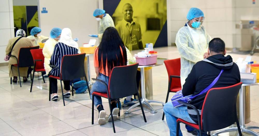 Passengers given coronavirus blood tests at airport before boarding flight - dailystar.co.uk - city Dubai - Uae - Tunisia