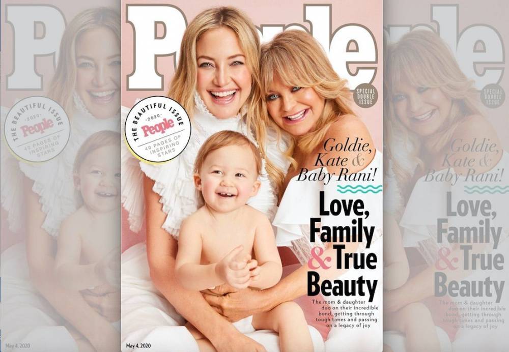 Kate Hudson - Goldie Hawn - Kate Hudson, Mom Goldie Hawn And Baby Rani Cover People’s ‘Beautiful Issue’ - etcanada.com