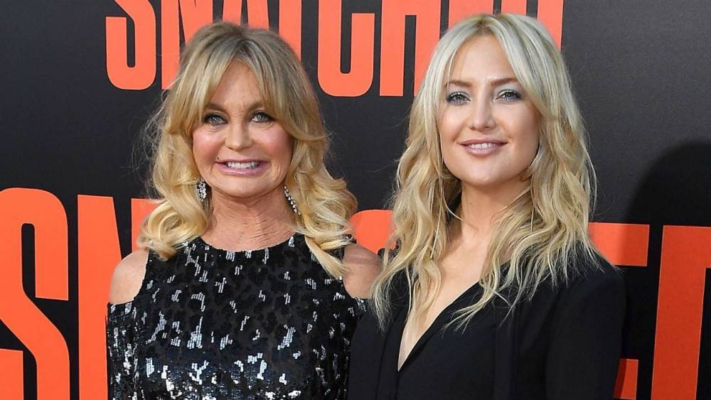 Kate Hudson - Goldie Hawn - Kate Hudson, Goldie Hawn and Baby Rani Are the Cover Girls for 'Beautiful' Issue - etonline.com