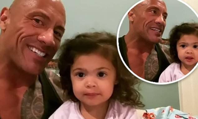 Dwayne Johnson - Dwayne Johnson says spending more time with his daughter Tiana has been a 'real silver lining' - dailymail.co.uk - county Maui