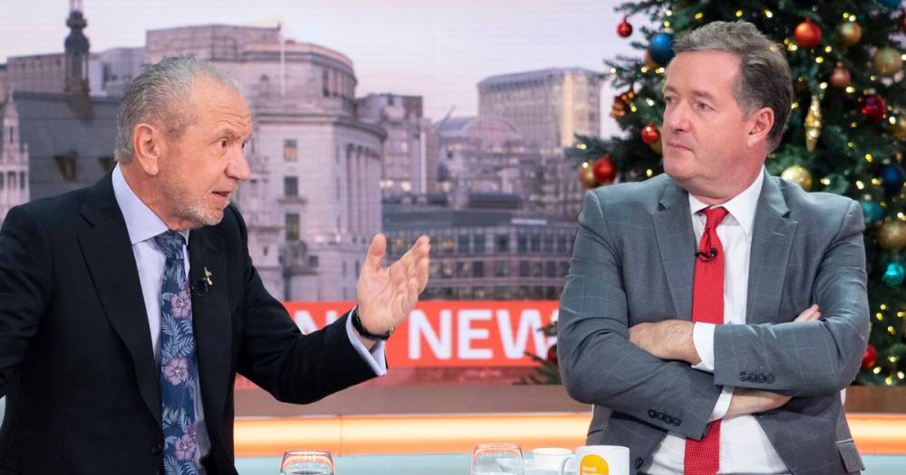 Piers Morgan - Alan Sugar - Piers Morgan's mum tears into Alan Sugar with savage defence of GMB host son - mirror.co.uk - Britain