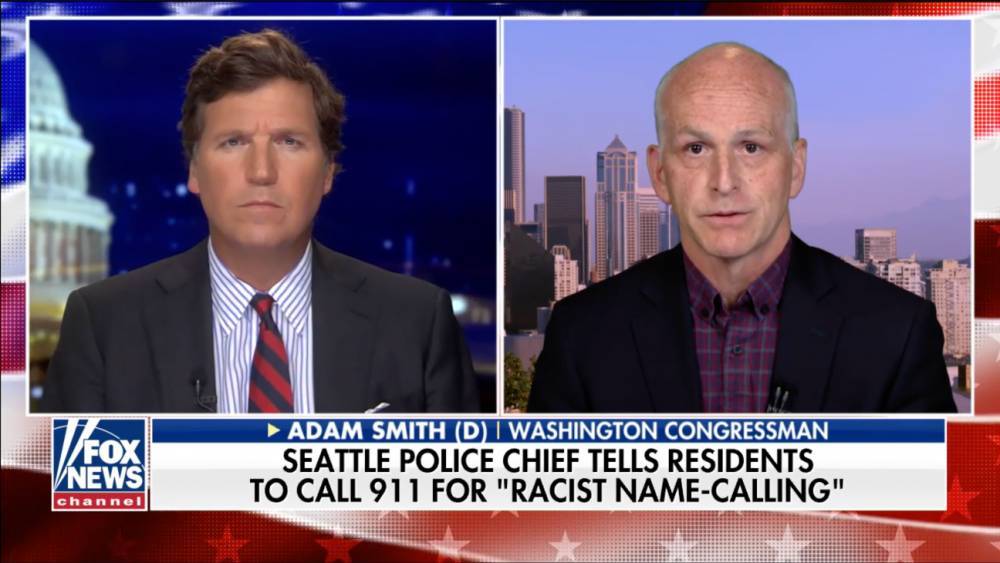 Tucker Carlson - Adam Smith - Dem Congressman Says He Went on Tucker Carlson's Show to Reach Trump: "It's Too Important Not to Try" - hollywoodreporter.com - state Washington