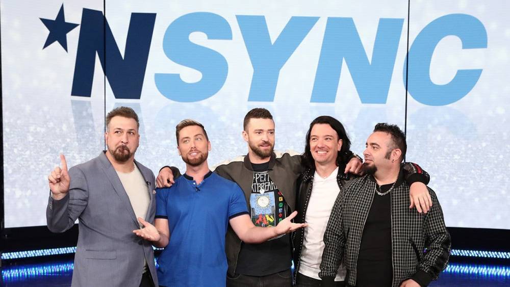 Justin Timberlake - Joey Fatone - Chris Kirkpatrick - Lance Bass Reveals If Justin Timberlake Participates in *NSYNC's Zoom Happy Hours - etonline.com
