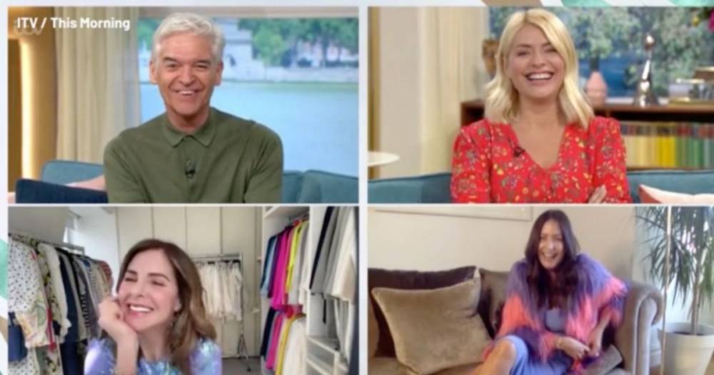 Holly Willoughby - Phillip Schofield - Lisa Snowdon - Holly and Phil disturbed over This Morning chat about Nigel Farage's bulge - mirror.co.uk