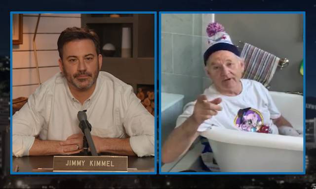 Bill Murray - Bill Murray Calls Out Young People For Not Wearing Masks During Pandemic, Chats To Jimmy Kimmel While Sitting In His Bathtub - etcanada.com - state South Carolina - Charleston, state South Carolina