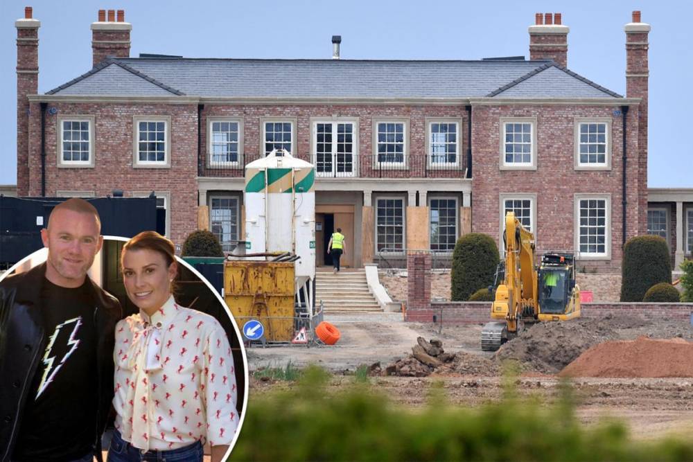Coleen Rooney - Wayne Rooney - Builders return to work on Wayne and Coleen Rooney’s mansion ‘to install underground tunnel, bunker and getaway car’ - thesun.co.uk - county Cheshire - city Scarborough