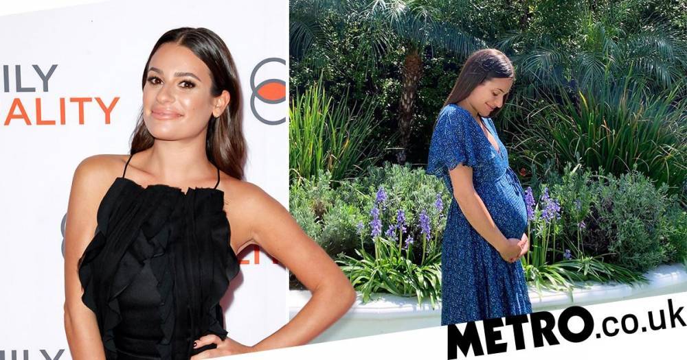Lea Michele - Zandy Reich - Glee’s Lea Michele expecting first child with husband Zandy Reich as she shows off baby bump - metro.co.uk
