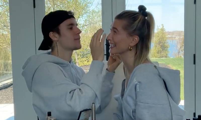 Justin Bieber - Hailey Bieber - Hailey Baldwin - Justin Bieber does wife Hailey’s makeup and the results are impressive - us.hola.com