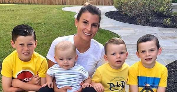 Coleen Rooney - Coleen Rooney shares rare snap of all four boys to celebrate huge achievement - msn.com - county Cheshire