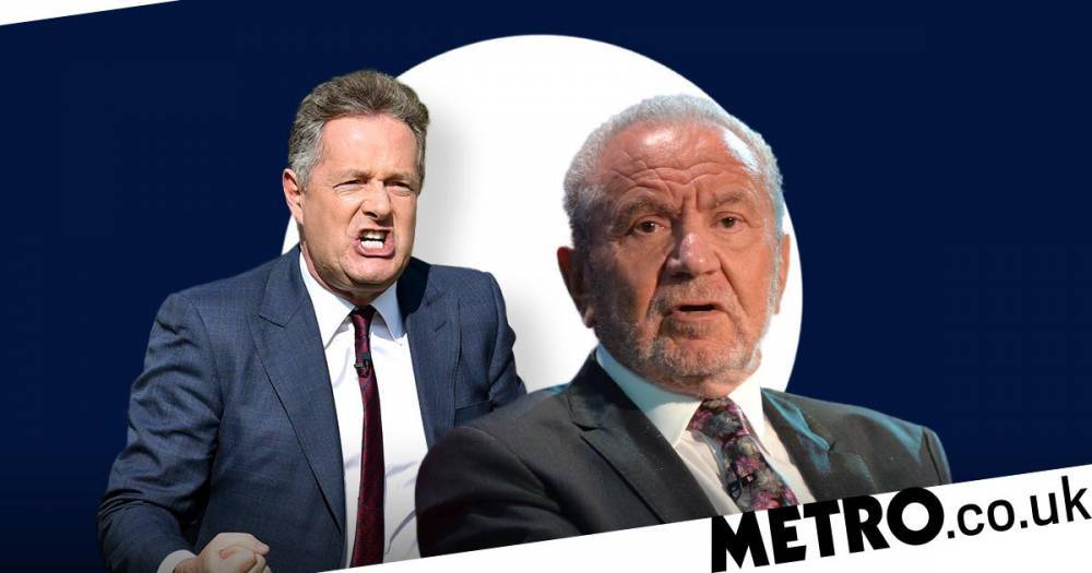 Piers Morgan - Can I (I) - Alan Sugar - Lord Sugar compares Piers Morgan to Hitler as he unleashes series of scathing messages on GMB host: ‘He thinks he is next messiah’ - metro.co.uk - Britain