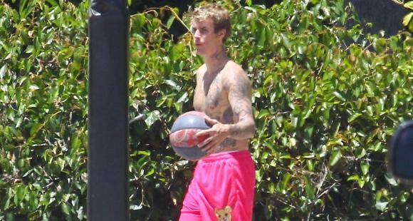 Justin Bieber - Hailey Baldwin - PHOTOS: A shirtless Justin Bieber enjoys a game of basketball on Memorial Day - pinkvilla.com - Los Angeles - city Beverly Hills