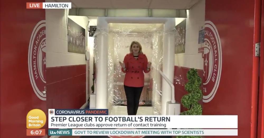 Hamilton Accies - Watch as Hamilton Accies show off 'disinfectant tunnel' that could ensure football's safe return - dailyrecord.co.uk - Scotland - county Park - county Douglas