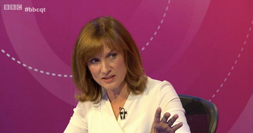 Fiona Bruce - Helen Whately - Question Time: Fiona Bruce in fiery row with health minister over track and trace 'loopholes' - mirror.co.uk