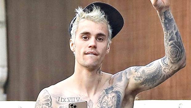 Justin Bieber - Hailey Baldwin - Justin Bieber Shows Off His Massive Tattoo Collection Chiseled Torso In Hot New TikTok Video - hollywoodlife.com