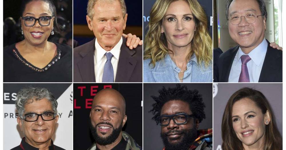 Oprah Winfrey - Maria Shriver - Jennifer Garner - Bill Clinton - A-listers join former presidents to call for unity against pandemic threat - msn.com - Usa - state Indiana - county Lee - county Jones - county Daniels
