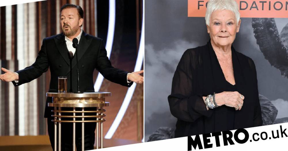 Ricky Gervais - Seth Meyers - Ricky Gervais needed legal help over what to call Dame Judi Dench’s privates - metro.co.uk - Britain