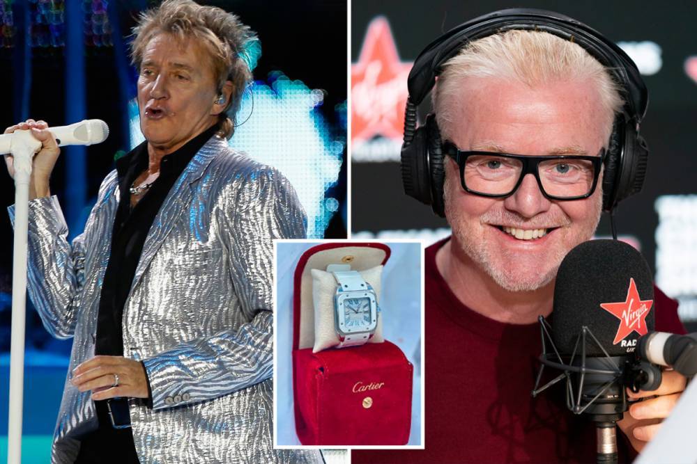 Chris Evans - Rod Stewart - Penny Lancaster - Chris Evans stunned as Rod Stewart gives up designer watch from his early days with wife Penny for NHS fundraiser - thesun.co.uk - France