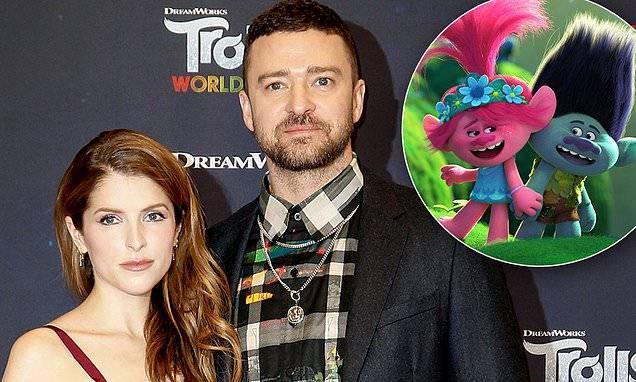 Justin Timberlake - Anna Kendrick - Justin Timberlake and Anna Kendrick NOT told about Trolls World Tour on-demand release, want pay - dailymail.co.uk