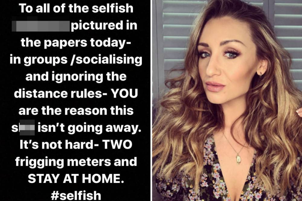 Catherine Tyldesley - Furious Catherine Tyldesley rages against ‘selfish b****nds’ breaking social distancing rules and ‘killing people’ - thesun.co.uk