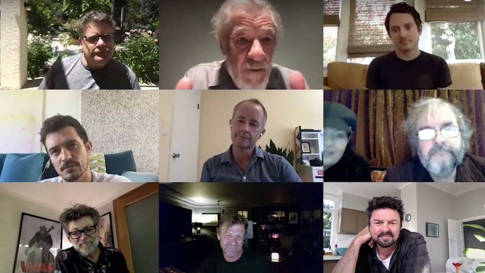 Josh Gad - Orlando Bloom - Andy Serkis - Liv Tyler - Ian Mackellen - 'Lord of the Rings' Cast Reunites and Raises $80K for Charity: Watch the Zoom-union - etonline.com