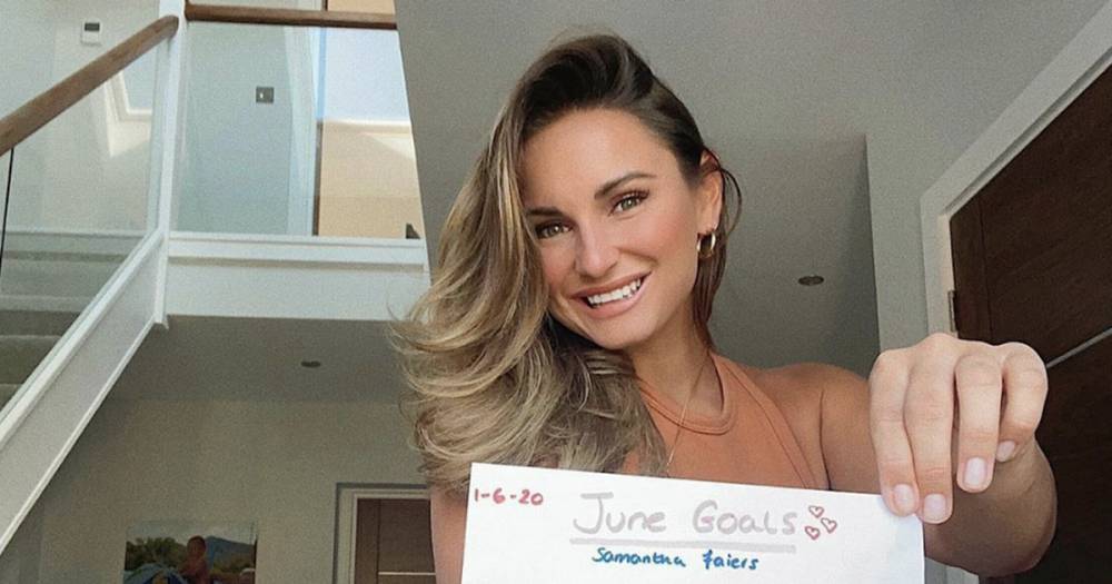 Sam Faiers - Ferne Maccann - Sam Faiers reveals her June goals list including how to 'learn to say no' and 'forgive and let go' - ok.co.uk