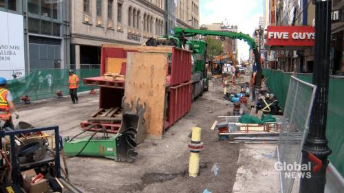 Tim Sargeant - Road construction booming in downtown Montreal - globalnews.ca
