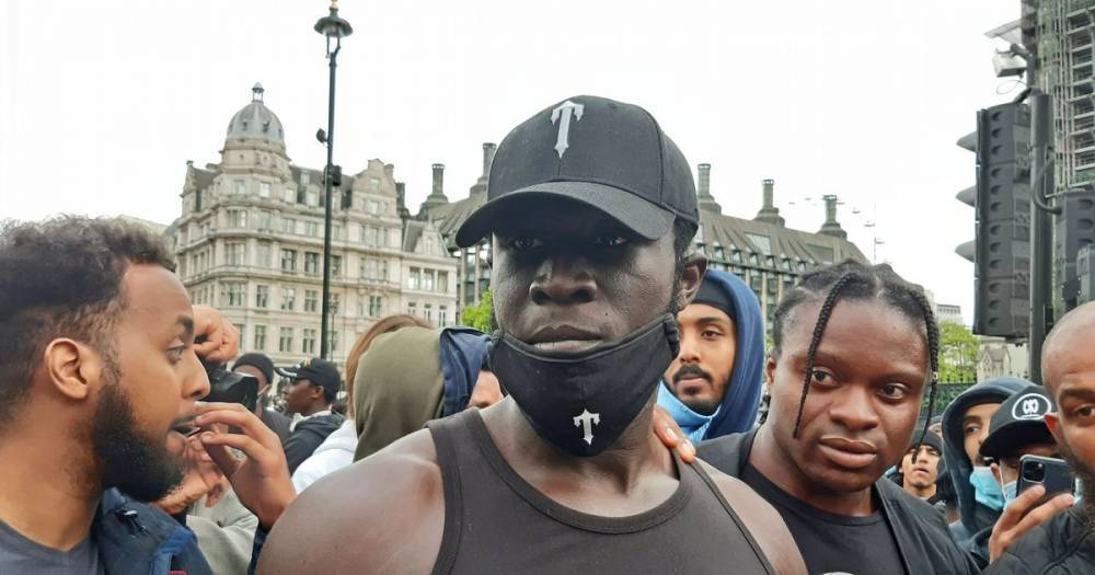 Kate Ferdinand - John Boyega - Stormzy surprises crowds as he joins Black Lives Matter protest in London - mirror.co.uk - Usa - city London - county George - county Floyd