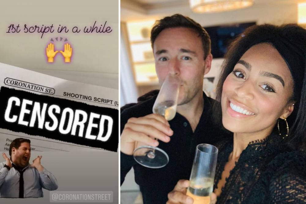 Alan Halsall - Tisha Merry - Tyrone Dobbs - Coronation Street’s Alan Halsall shows off ‘first script in a while’ ahead of cast’s return to set tomorrow - thesun.co.uk