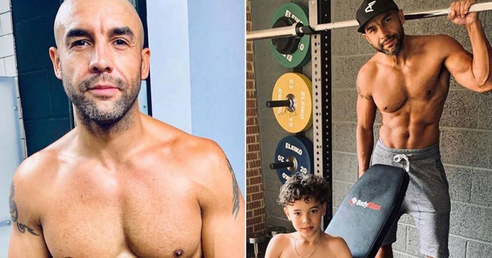 Alex Beresford - Health - Good Morning Britain's Alex Beresford shows off incredible body as he works out with son Cruz after split from wife Natalia - ok.co.uk - Britain
