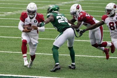 Murray runs for TD, throws another, Cardinals rip 0-5 Jets - clickorlando.com - New York - state New Jersey - state Arizona - county Rutherford - Kenya - county Chase