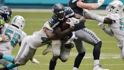Seahawks top Dolphins, have first 4-0 start since 2013 - clickorlando.com - state Florida - county Garden - city Seattle - county Miami - county Wilson - county Russell