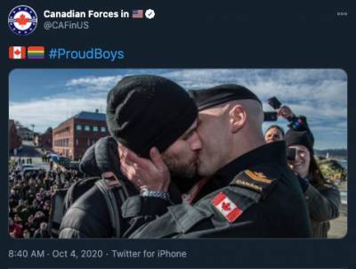 Donald Trump - Bobby Berk - ‘Proud Boys’ Twitter hashtag flooded with images of LGBTQ2 pride, couples - globalnews.ca
