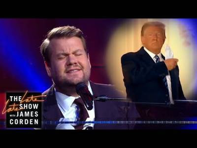 Donald Trump - James Corden - Michelle Obama - Paul Maccartney - James Corden Perfectly Sums Up Donald Trump’s COVID Lies In Maybe I’m Immune Paul McCartney Parody (Video) - perezhilton.com