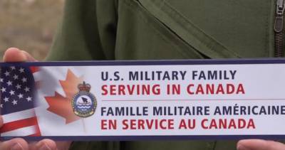 Members of 17 Wing Winnipeg create bumper stickers to help fellow U.S. air force members - globalnews.ca - Usa - Canada