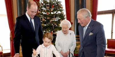 queen Elizabeth - Royal Britain - Christmas Puddings Made by the Queen and Prince George Are Handed Out to Military Veterans - harpersbazaar.com - Britain - county Prince George - county Prince William - county Charles - county Hand
