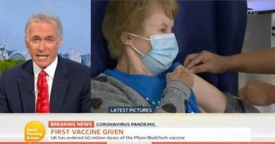 Hilary Jones - Margaret Keenan - GMB's Dr Hilary Jones issues coronavirus vaccine caution - manchestereveningnews.co.uk - Britain - city Coventry