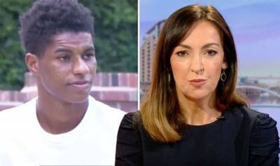 Marcus Rashford - Sally Nugent - Sally Nugent reacts as viewer queries her Marcus Rashford interview 'Missed the point!' - express.co.uk - city Manchester