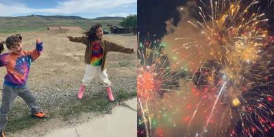 Kylie Jenner - Kourtney Kardashian - Kim Kardashian - Kanye West - How Kim Kardashian's Daughter North West Celebrated Her 7th Birthday: Fireworks and a Trip to Wyoming - elle.com - state Wyoming