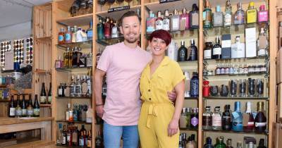 Adam Rickitt - Katy Fawcett - Hollyoaks star Adam Rickitt and wife Katy Fawcett give exclusive tour inside their stunning gin bar - ok.co.uk