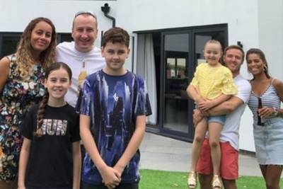 Andy Whyment - Kirk Sutherland - Alan Halsall - Tisha Merry - Coronation Street’s Alan Halsall and Tisha Merry enjoy sweet reunion with co-star Andy Whyment after 12 weeks apart - thesun.co.uk