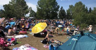 Alberta Health Services - Sylvan Lake - Alberta lake communities clamp down on beach crowds amid COVID-19 - globalnews.ca - city Alberta - city Thursday