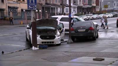 Temple Hospital - Officer among two hurt after crash in North Philaldelphia - fox29.com