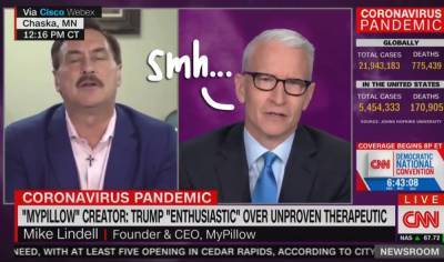 Michelle Obama - Anderson Cooper Smacks Down MyPillow CEO For Pushing Poisonous Plant Extract As A COVID-19 Therapeutic! - perezhilton.com - county Anderson - county Cooper