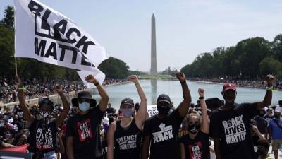 Drew Angerer - Martin Luther - Thousands gather at March on Washington commemorations amid revived racial tensions - fox29.com - Usa - Washington - city Washington, area District Of Columbia - area District Of Columbia - state Wisconsin - Lincoln